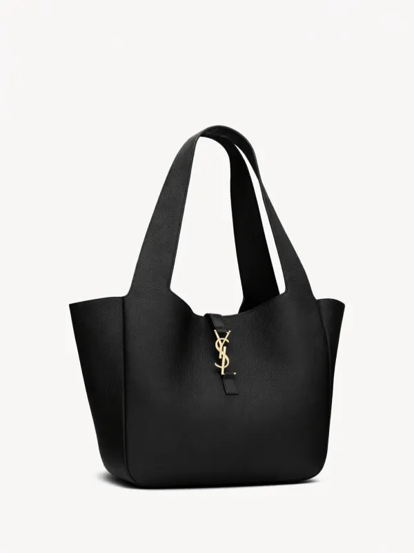 YSL LE 5 À 7 bea in grained leather 33cm