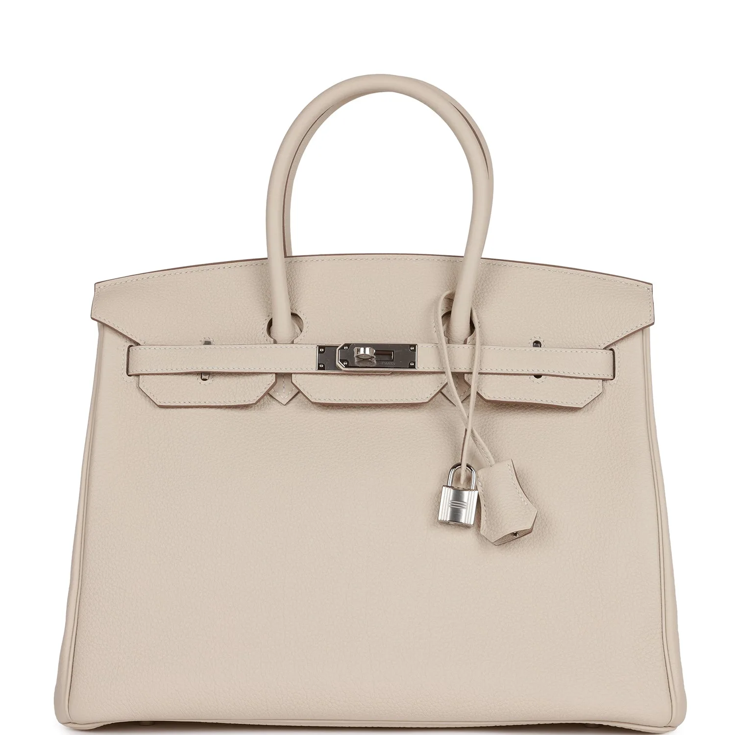 H Handbags Birkin 35 Craie Togo Palladium Hardware Main image