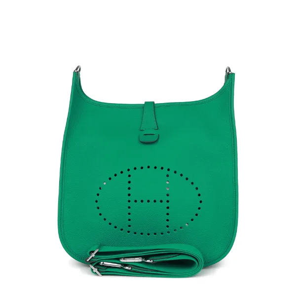 H Handbags Evelyne Iii Pm Vert Jade Clemence Palladium Hardware Main image
