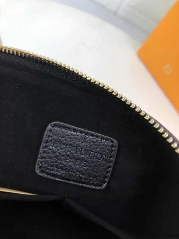 Louis Vuitton Maida Hobo Handbag Black Monogram 33Cm