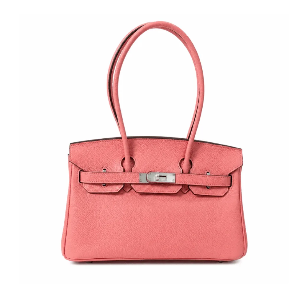 H Birkin Shoulder 30 Mauve Sylvestre Clemence Silver Hardware Main image