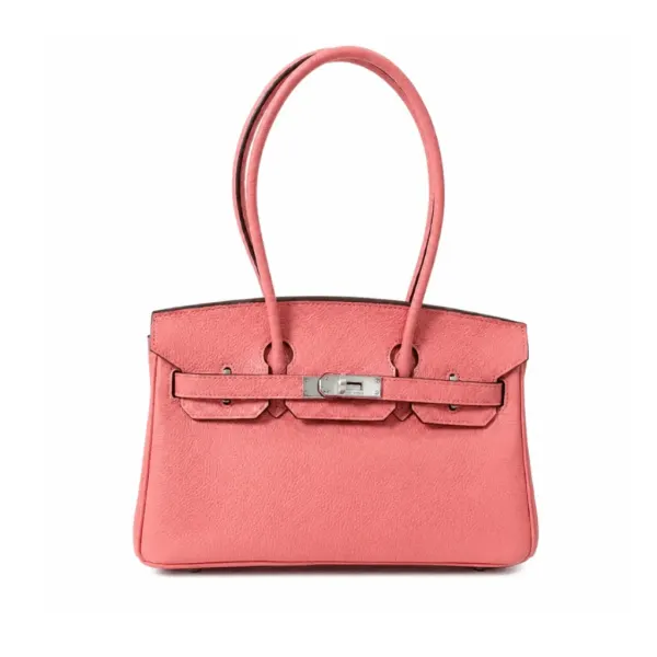 H Birkin Shoulder 30 Mauve Sylvestre Clemence Silver Hardware