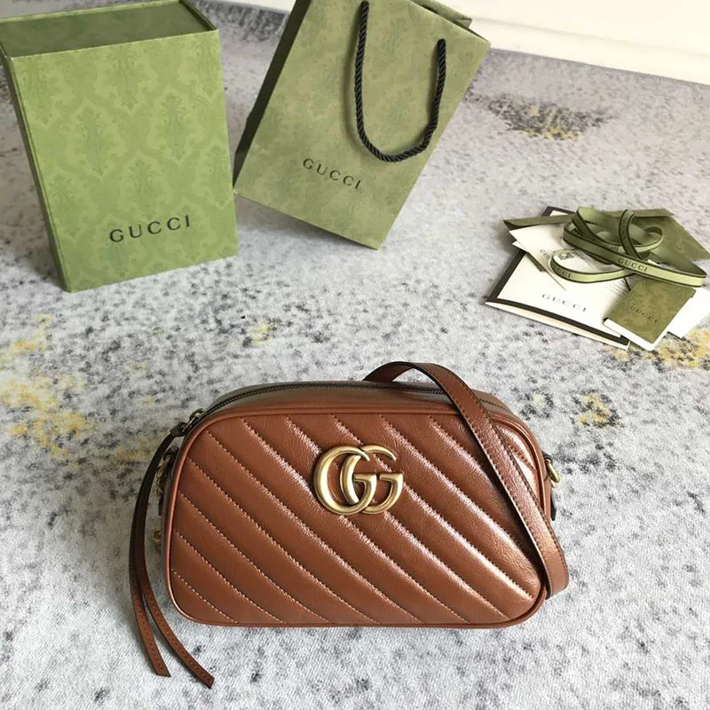 GG Marmont Small Matelassé Shoulder Bag