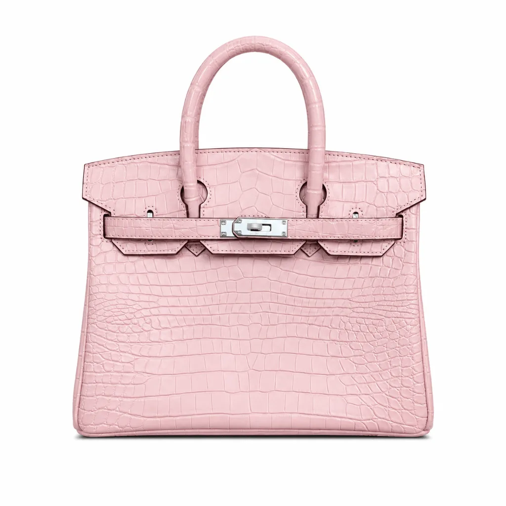 H Birkin 30 Light Pink Alligator With Palladium Hardware Main image