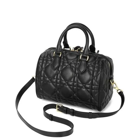 Dior Groove 25 Bag Black Macrocannage Calfskin Secondary image