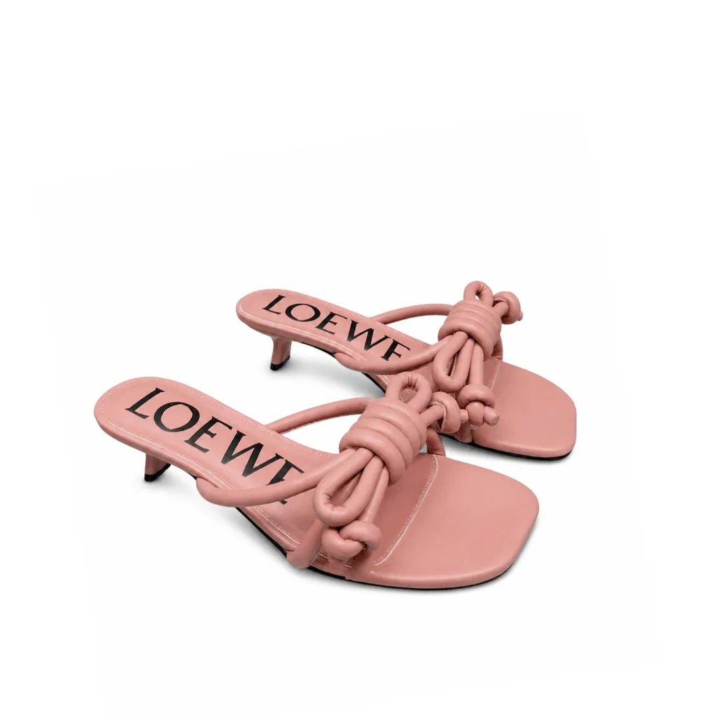 Loewe Lambskin Blush Knot Sandal Main image