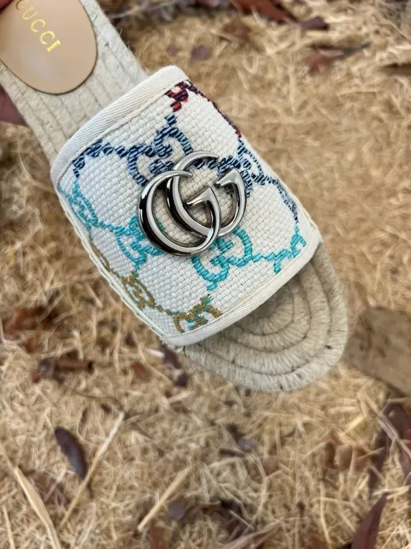 Gucci Monogram Summer Set – 2 Piece Bundle (Monogram Bag + Sandals)
