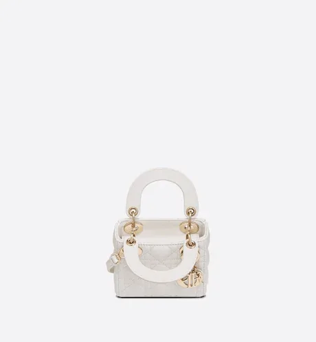 Micro Lady Dior Bag Latte 12cm Secondary image