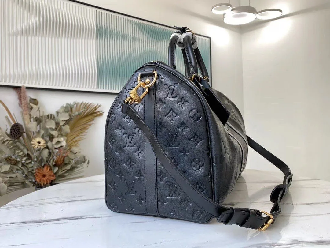 Louis Vuitton Keepall Bandouliere 50 Black M45532