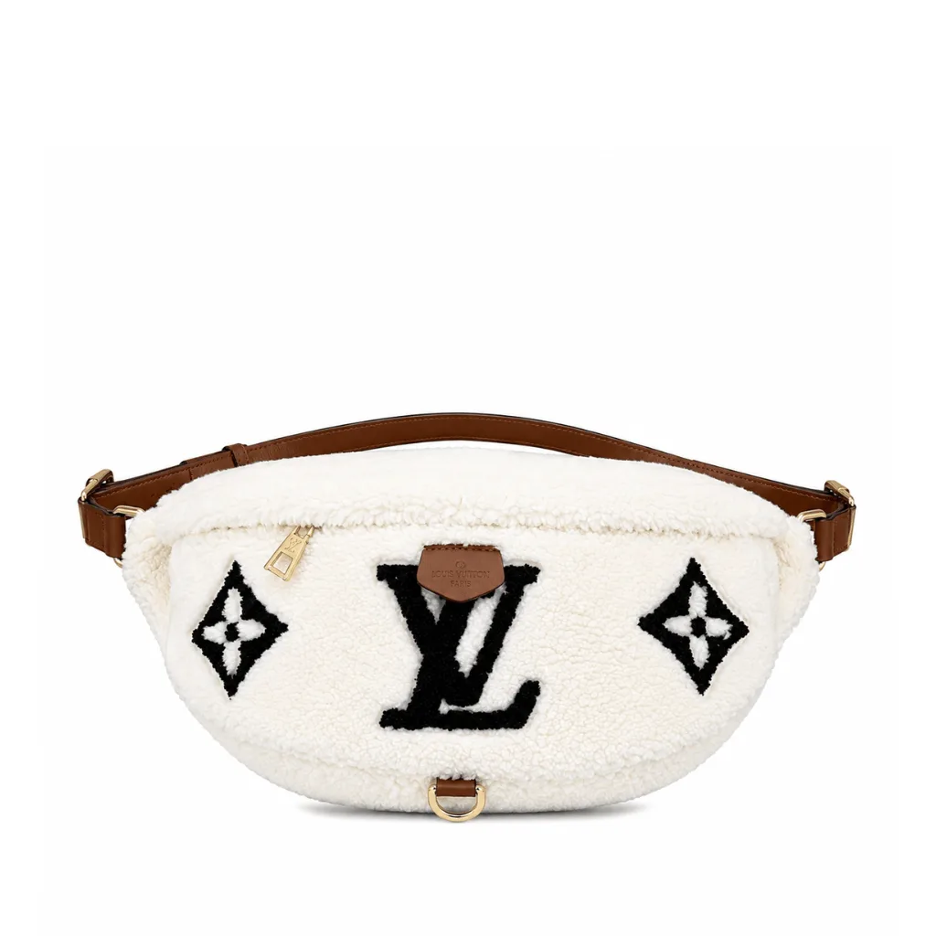 Louis Vuitton Bumbag Monogram Teddy Fleece White 37Cm Main image