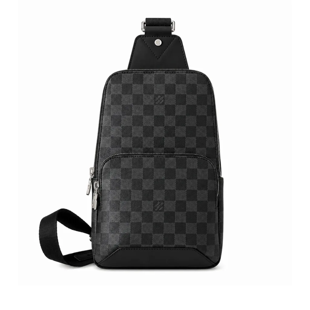 Louis Vuitton Avenue Slingbag Damier Infini Onyx Silver 31Cm N40097 Main image