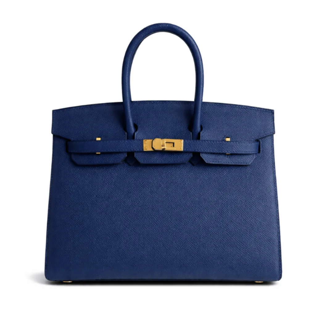 Hermes Birkin 30 Bleu Saphir Epsom Gold Hardware Main image