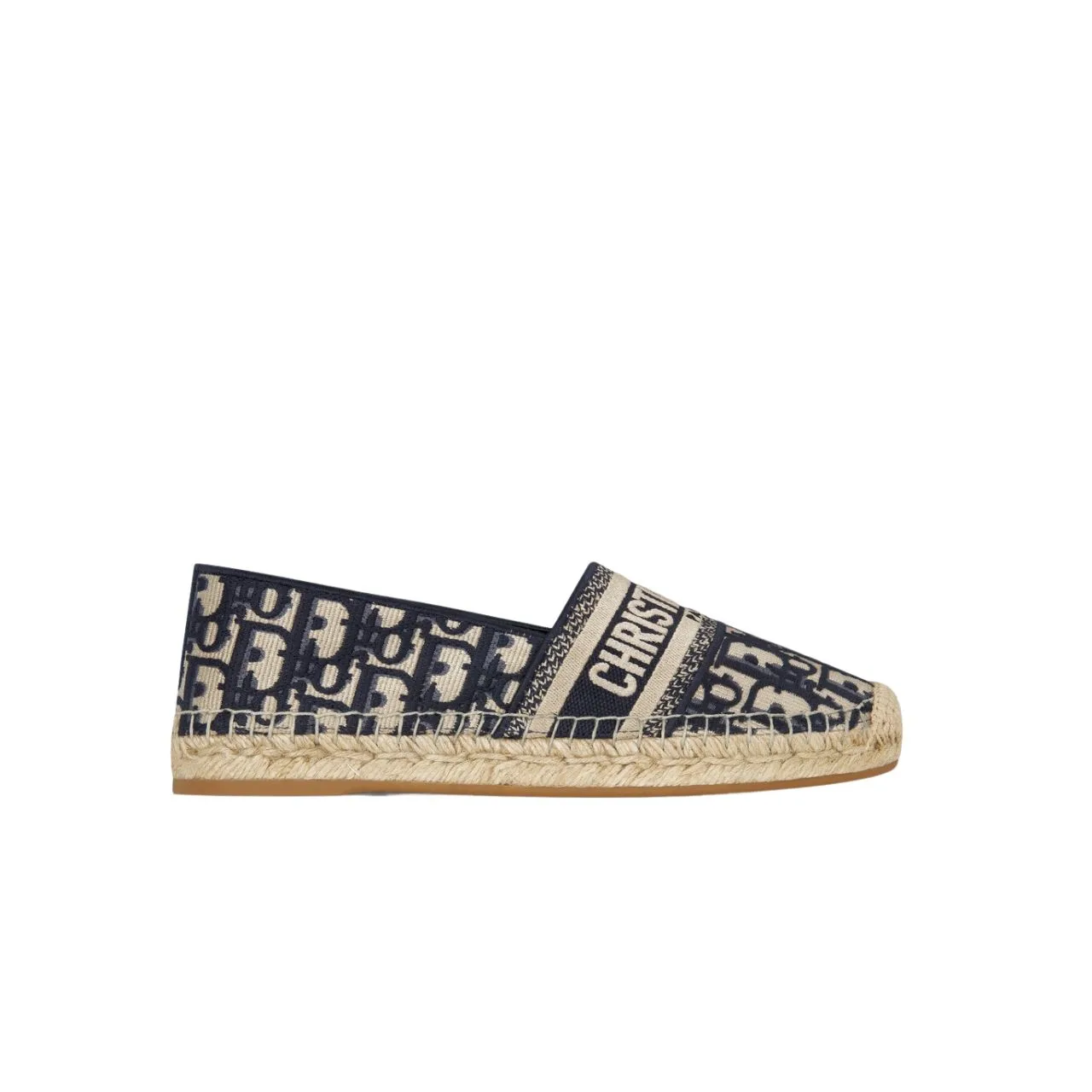 Dior Granville Espadrille Oblique Deep Blue Kdb585Obe S56B Main image