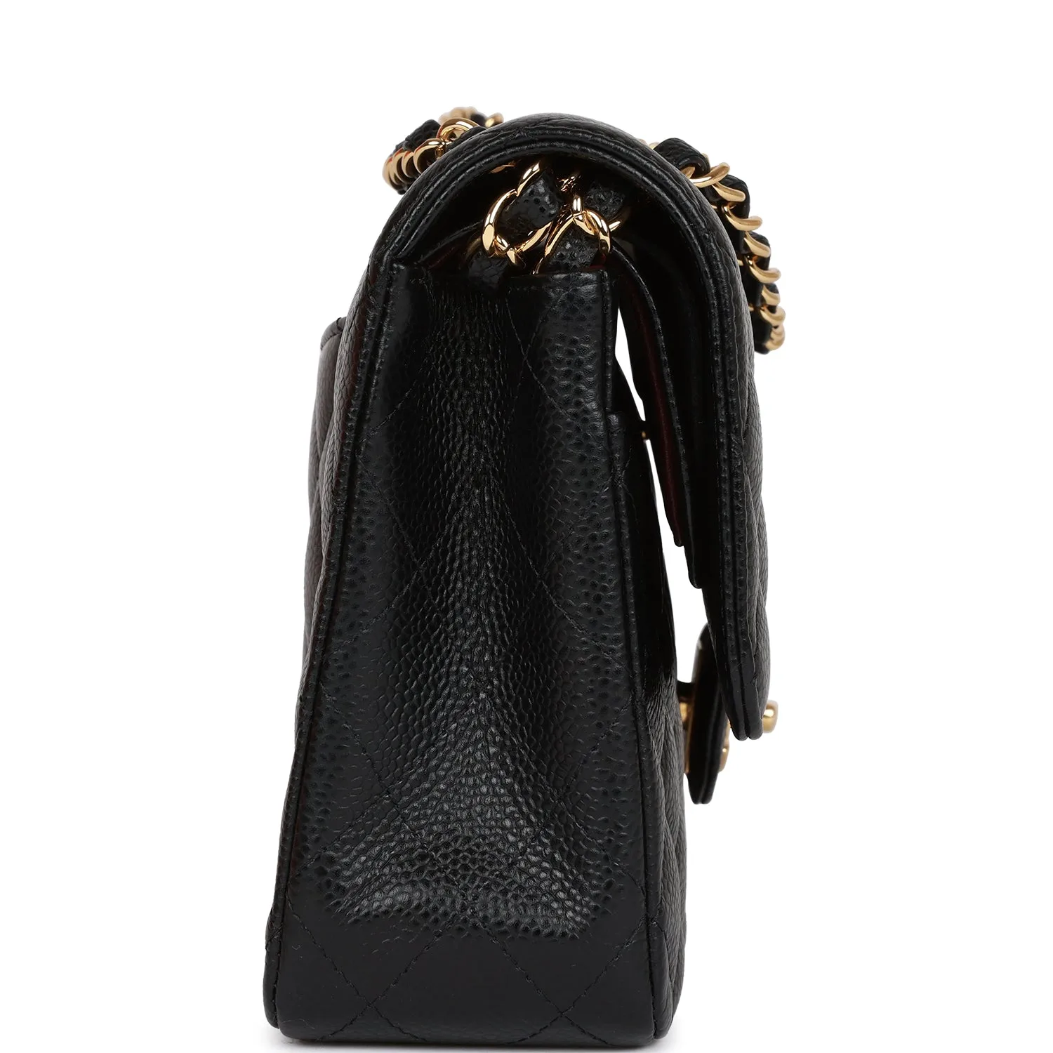 Chanel Medium Classic Double Flap Bag Black Caviar Gold Hardware Secondary image