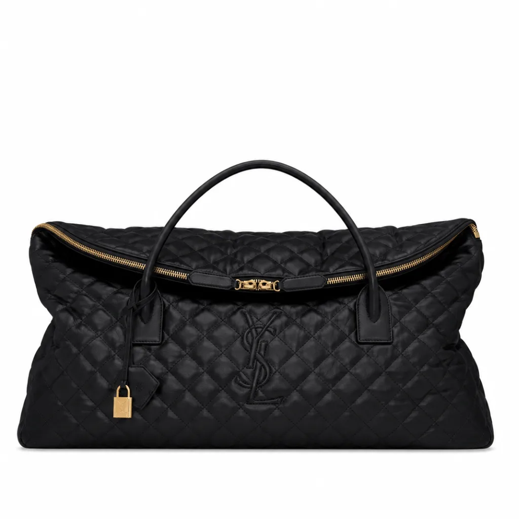 Saint Laurent Giant Travel Bag In Quilted Leather Black 55Cm 736009Aabk91000 Main image