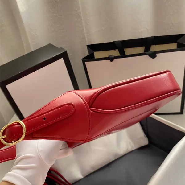 Gucci Jackie 1961 Small Shoulder Red Leather Bag