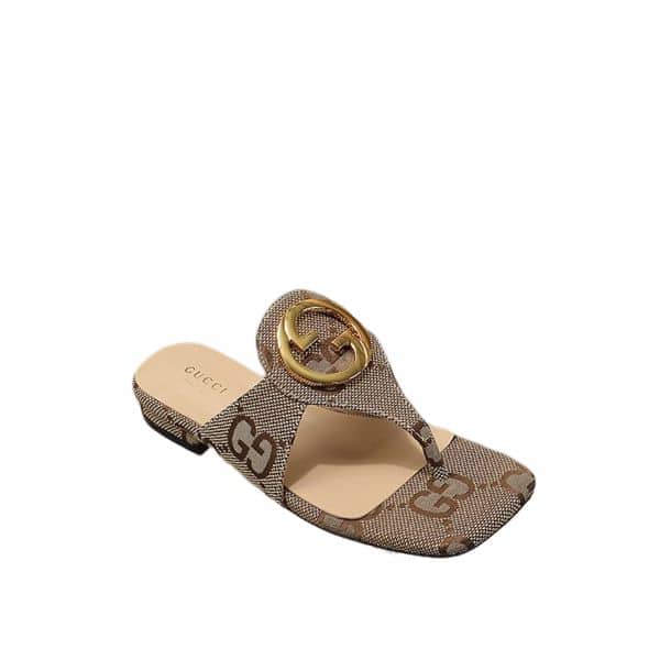 Gucci Women’s Gucci Blondie Thong Sandal Brown Main image