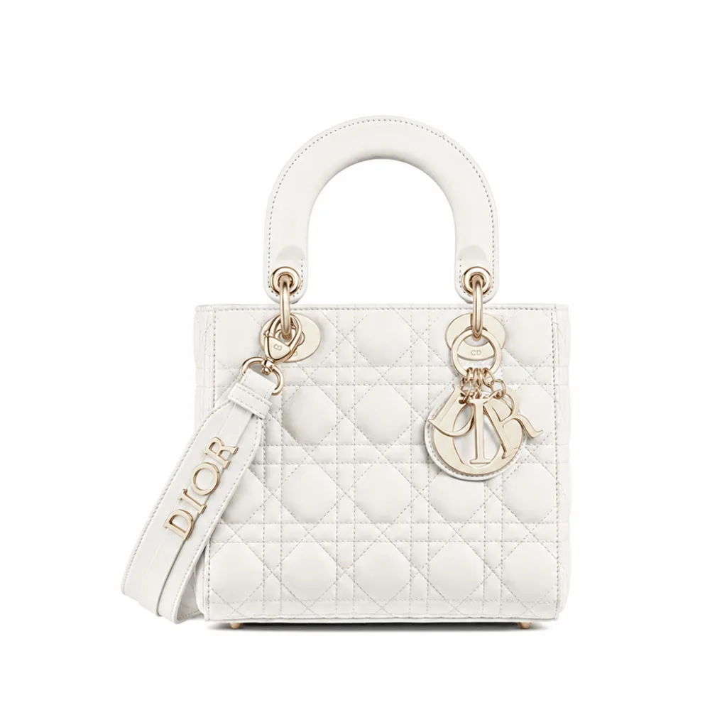 Small Lady Dior Bag Latte Cannage Lambskin 20cm Main image