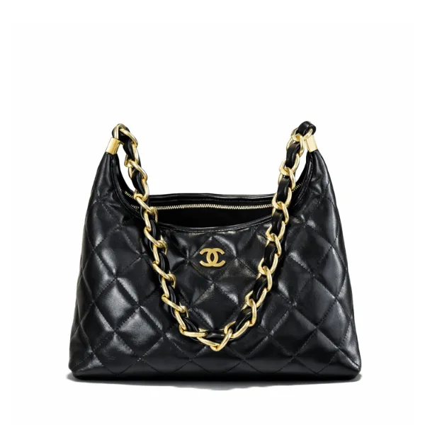 Chanel Large Hobo Bag Black