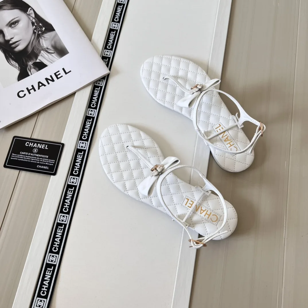 Chanel Sandals White G45258