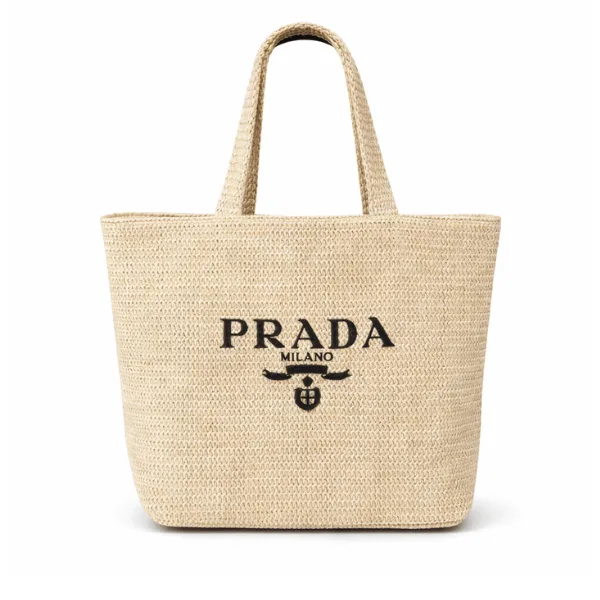 Prada Raffia Tote Bag Natural Color 24Cm 1Bg392 2A2T F0018 V Ool Main image