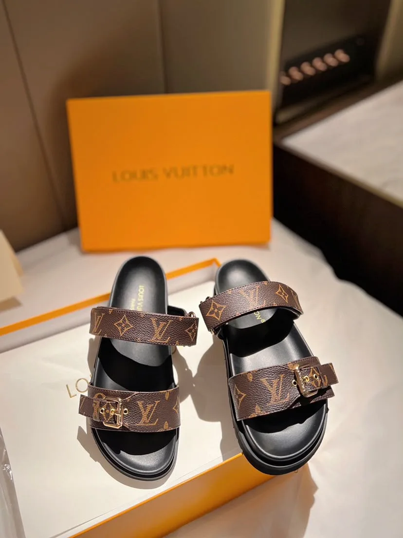 Louis Vuitton Bom Dia Mule Monogram Canvas