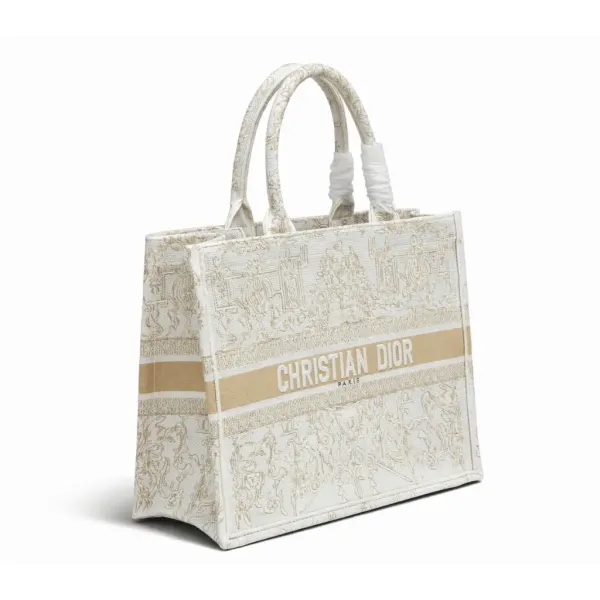 Dior Medium Book Tote In Dioresque Stella Cornely Embroidery 36cm