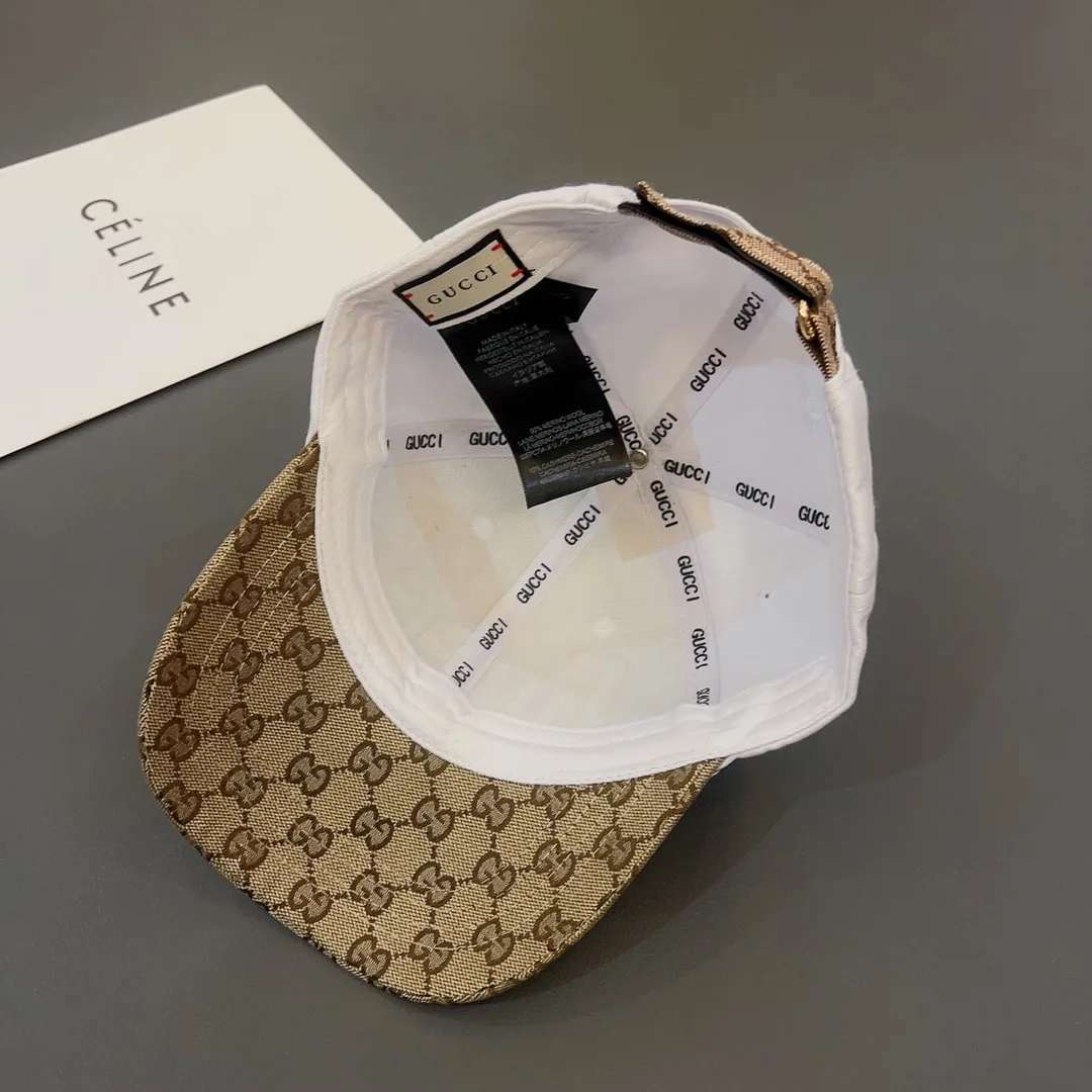 Gucci Letter GG Canvas Baseball Cap White Secondary image
