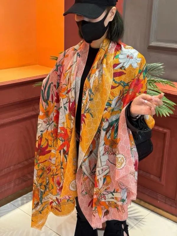 Gucci Silk Blend Scarf