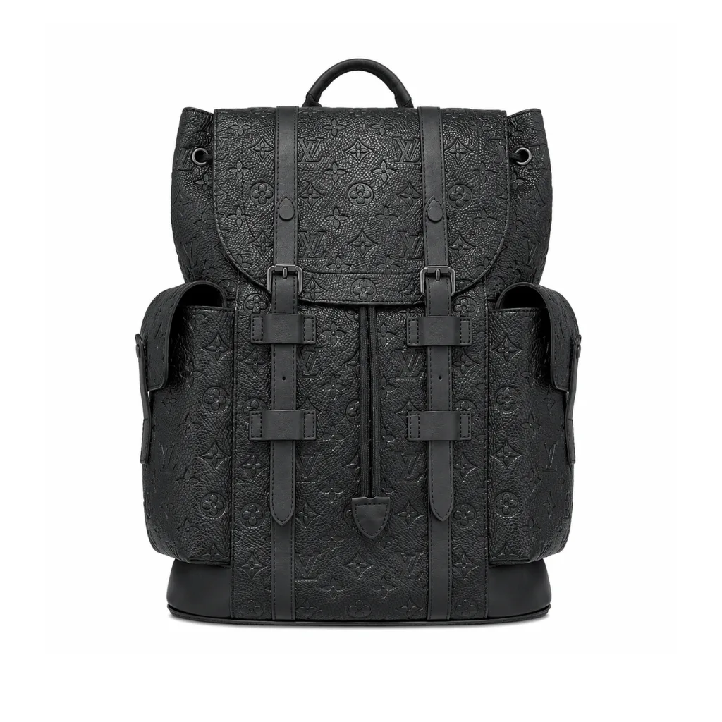 Louis Vuitton Christopher Backpack Mm Taurillon Monogram Black 45Cm M55699 Main image
