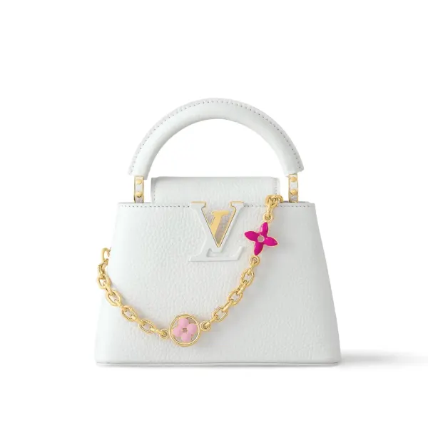 Louis Vuitton Capucines Mini White 21Cm M23718