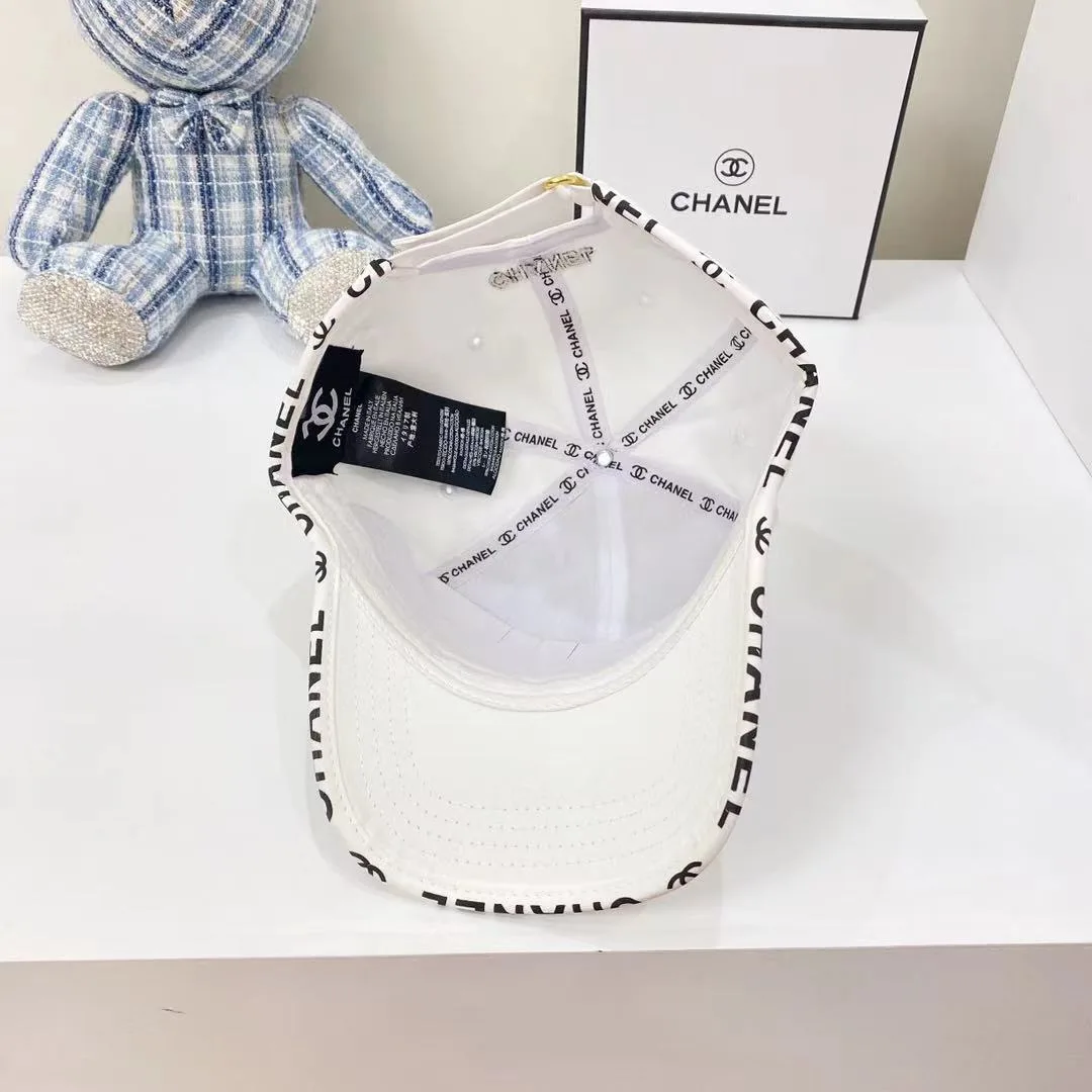 Chanel Cotton Baseball Cap White Secondary image