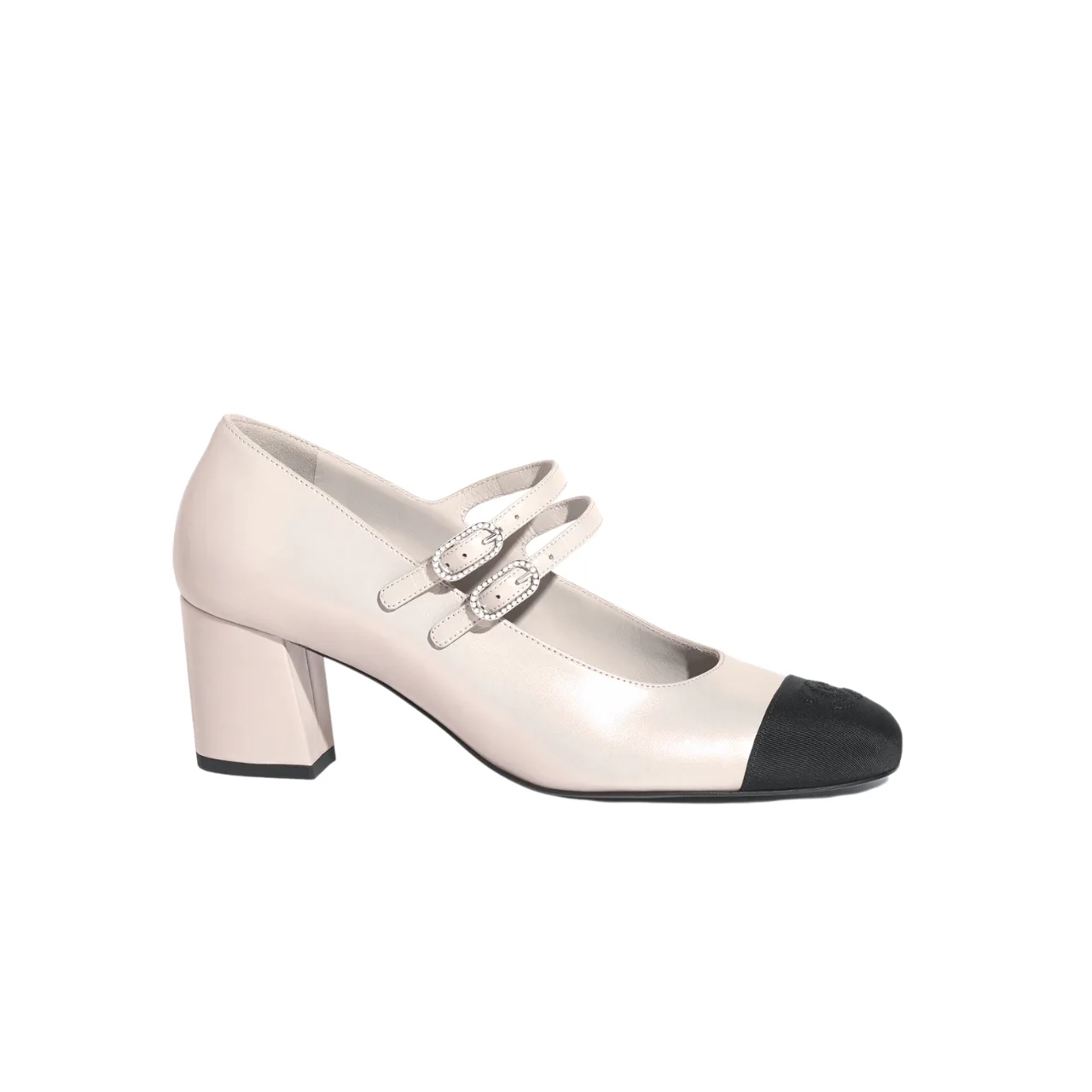 Chanel Mary Janes Lambskin And Grosgrain White G45696 B16524 Nx269 Main image