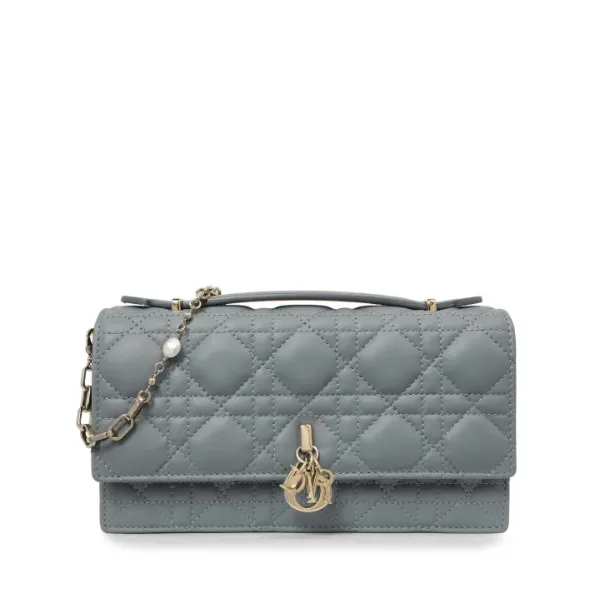 Lady Dior My Dior Top Handle Bag Blue Main image