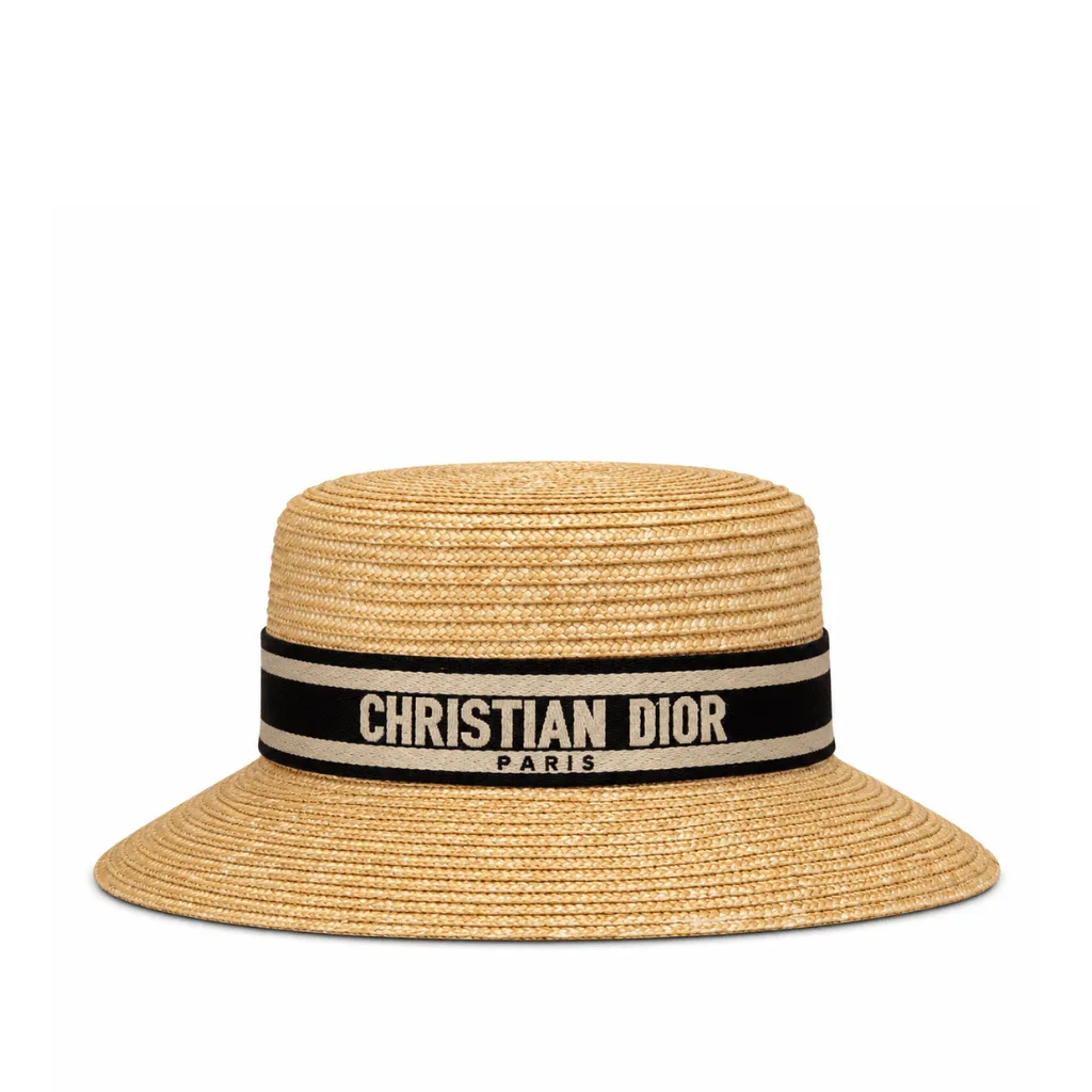 Dior Large Brim Hat With Black Band Main image