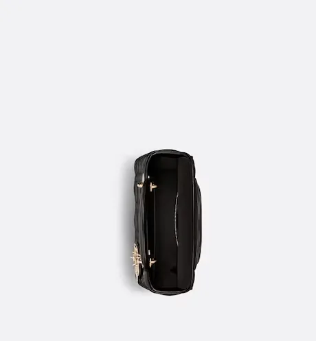 Medium Lady Dior Bag Black Cannage Lambskin 24cm