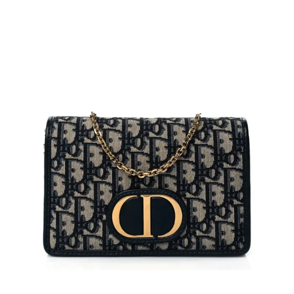 Dior Oblique 30 Montaigne 2-In-1 Pouch Blue Main image
