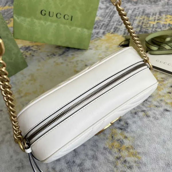 GG Marmont Small Matelassé Shoulder Bag