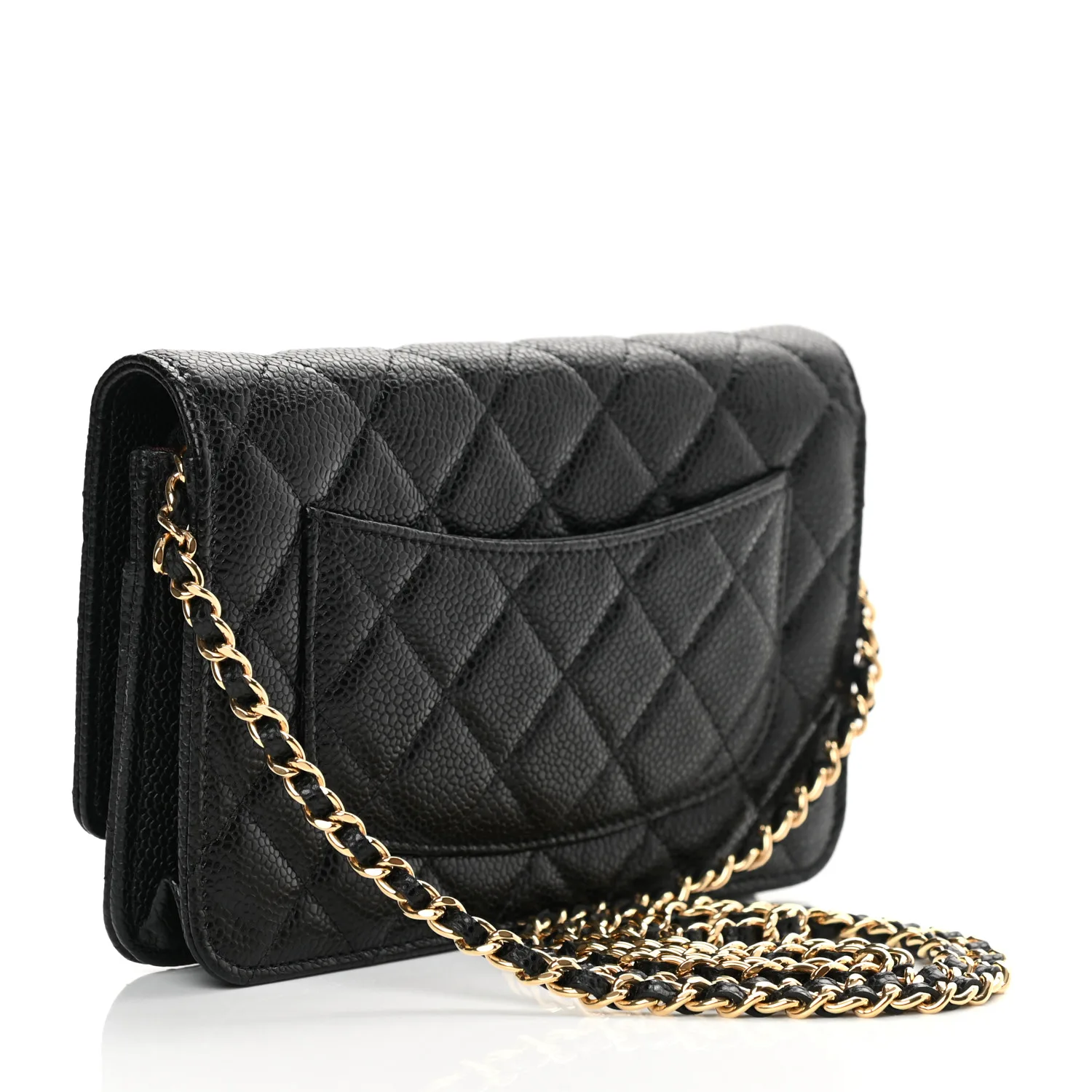 Chanel Caviar Quilted Wallet on Chain WOC Black Secondary image