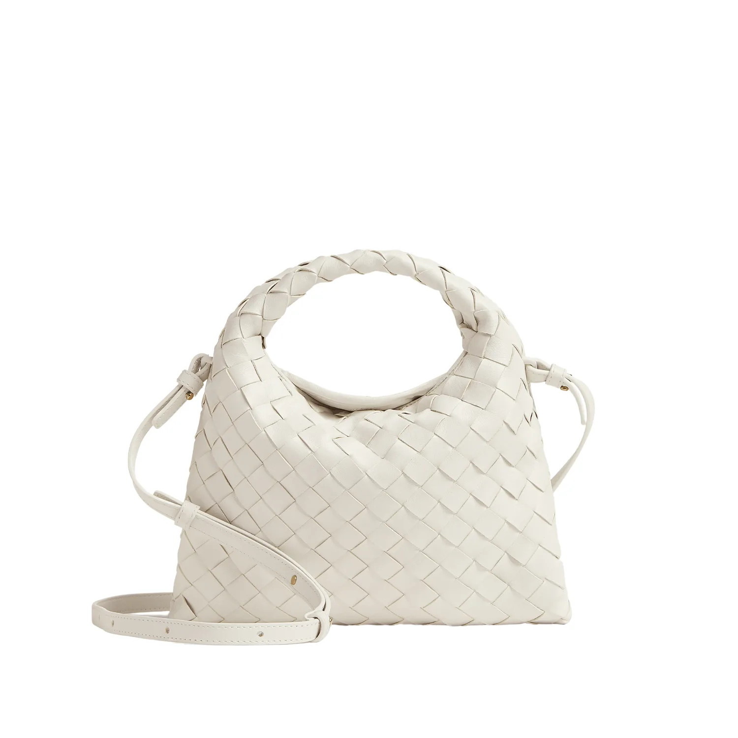 Bottega Veneta Women Mini Hop Bag Bottega Veneta Women Mini Hop Bag White Secondary image
