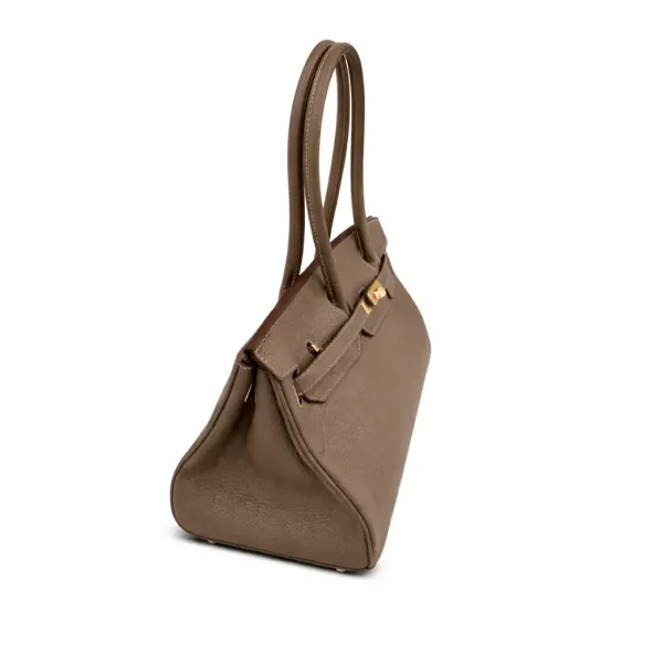 H Birkin Shoulder 30 Grey Togo Leather Gold Hardware
