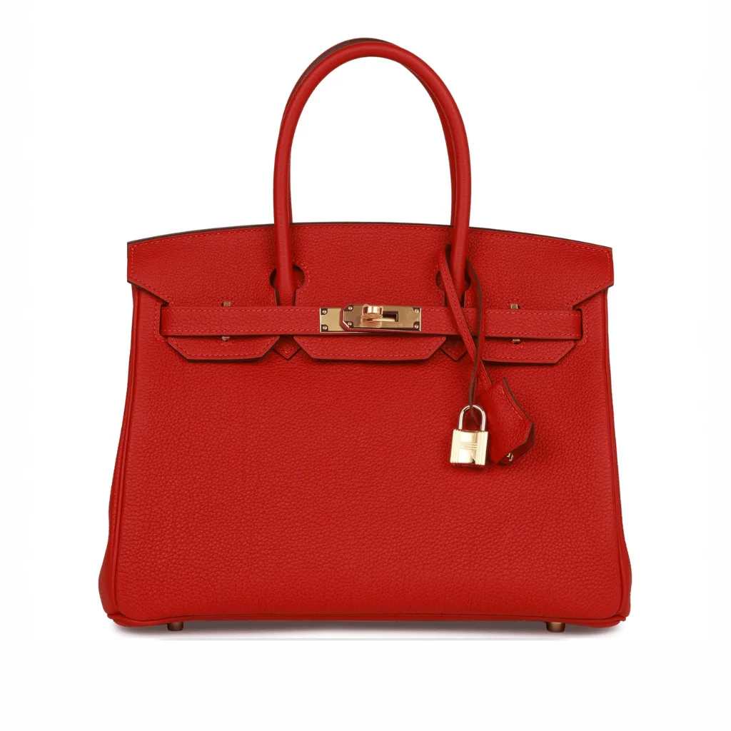 H Special Order (Hss) Birkin 30 Rouge Casaque Togo Gold Hardware Main image