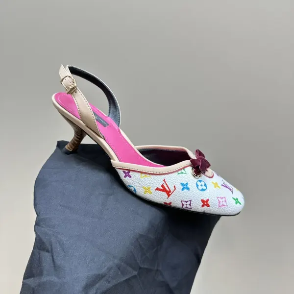 Louis Vuitton x Takashi Murakami 6AM Slingback Pump