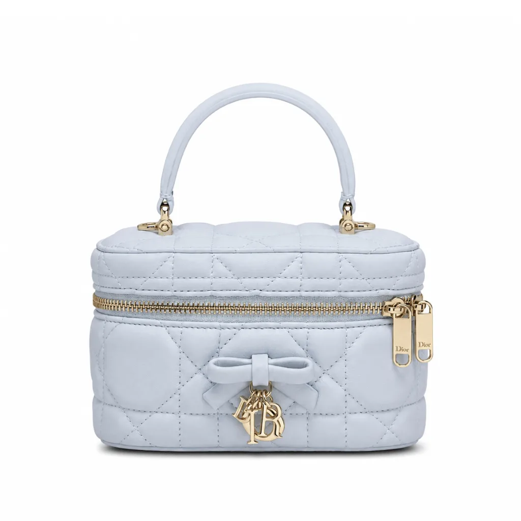 Dior Mini Vanity Ice Blue Cannage Lambskin Main image