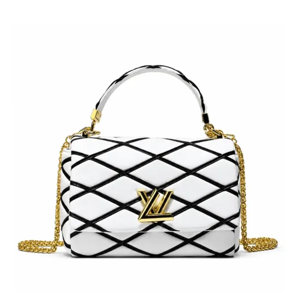 Louis Vuitton Go 14 Mm White Black 23Cm M22890