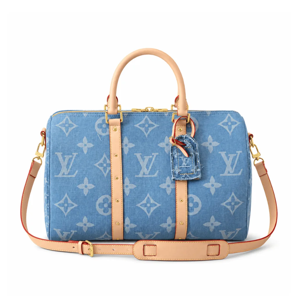 Louis Vuitton Keepall Bandouliere Denim Blue 40Cm M24315 Main image