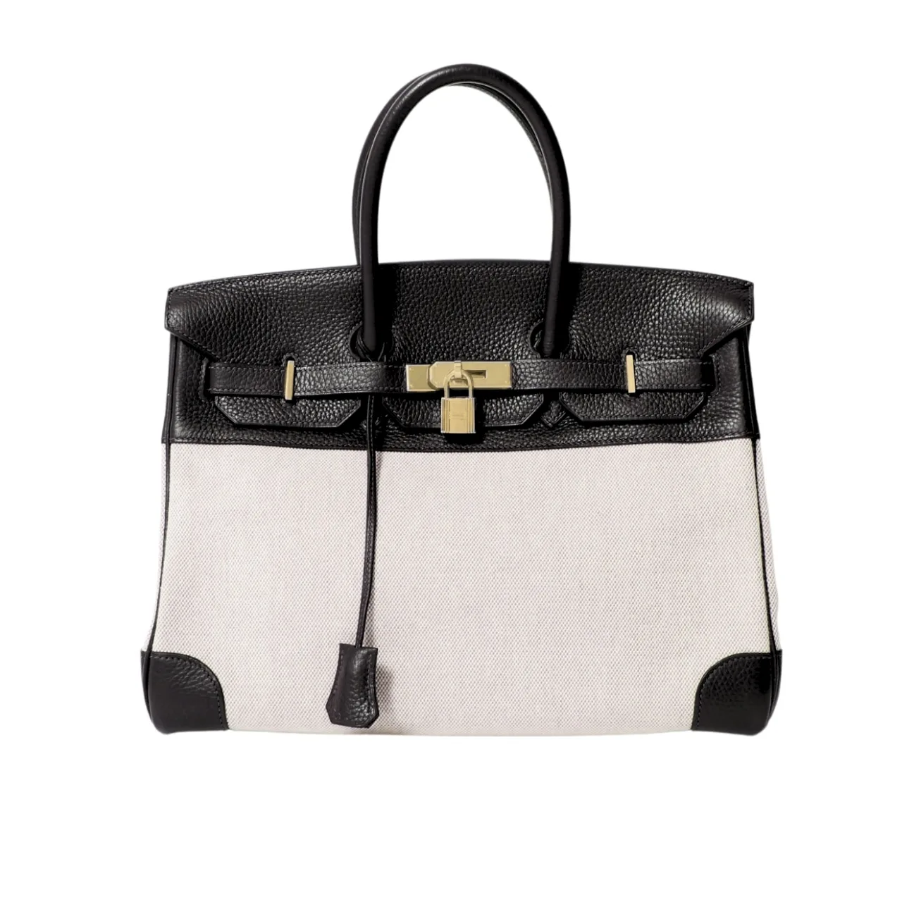 H Birkin 25 Toile H Black 25cm Main image