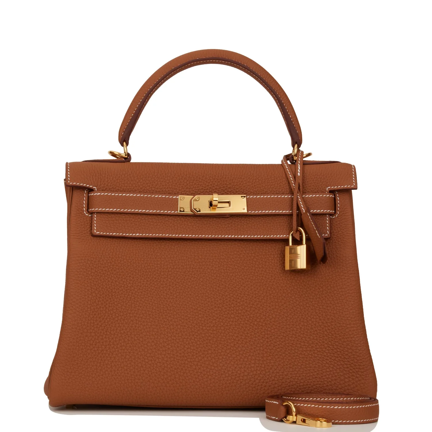 H Kelly Retourne 28 Gold Togo Gold Hardware Main image