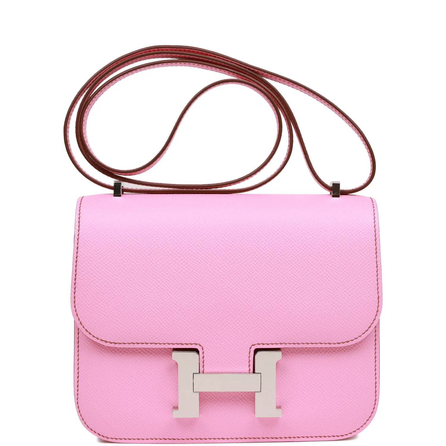 H Constance 18 Bubblegum Epsom Palladium Hardware Main image