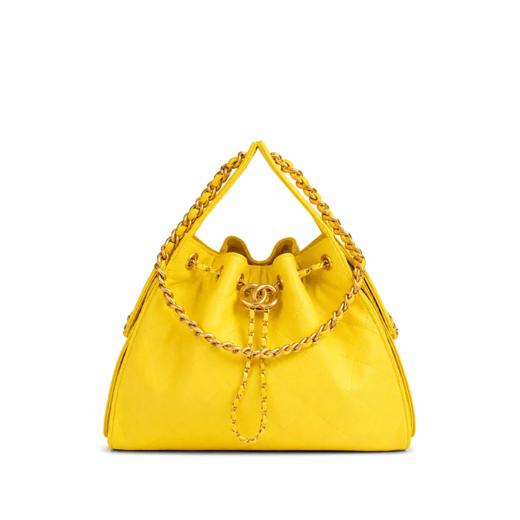 Chanel 25 Small Handbag Yellow Main image